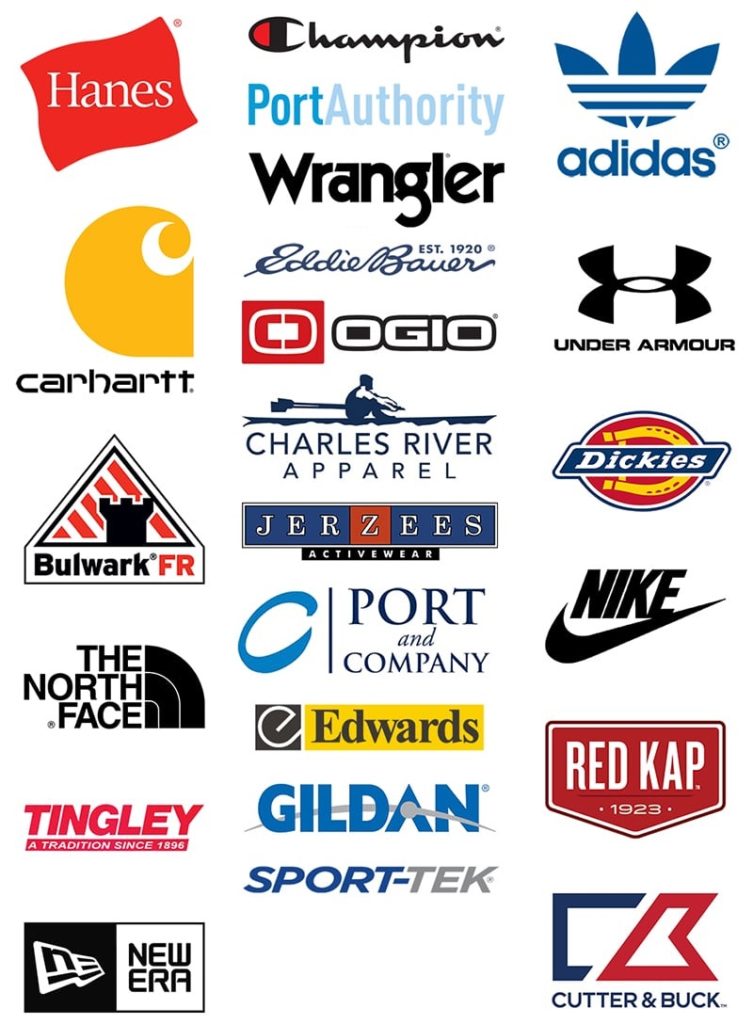 sports apparel company logos